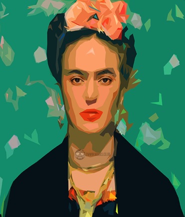 Frida Polygon Portrait